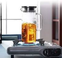 Hwagui - Heat Resistant Glass Pitcher with Stainless Steel Lid, Water  Carafe with Handle, Good Beverage Pitcher for Homemade Juice and Iced Tea,  ...