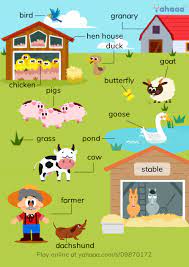 Let S Go To A Farm Today And Play With Cute Farm Animals Toddler Learning Activities Learning Games For Kids Toddler Learning
