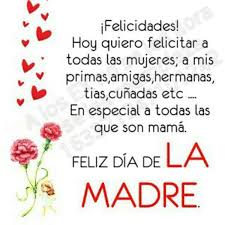 Feliz dia tia mercedes le doy gracias por todo lo que hace por nosotros usted es unica la kiero mucho pasela bonito en este dia tan especial para usted bendiciones y felis dia de la madre !! Tias Spanish Quotes Quotesgram