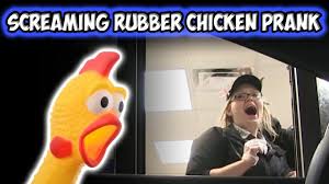 Drive Thru Screaming Rubber Chicken Prank Youtube