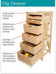 Deep Drawer Harvest Rack Vegetable Storage Bins And Rack Vegetable Storage Bin Vegetable Storage Vegetable Storage Rack