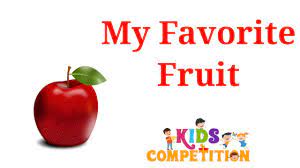Fruit is an essential food for maintaining good health. Few Lines On Fruits For Kids My Favorite Fruit 5 Lines My Favourite Fruit Speech For Kids Youtube