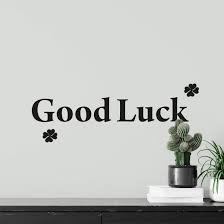 Interview with josh begley, director of best of luck with the wall. Good Luck Wall Sticker Wall Art Com