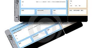 Two Blank Airline Boarding Pass Tickets Boarding Pass Template Ticket Template Free Cruise Tickets