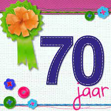 70 Zeventig Jaar Verjaardag Kaartje2go