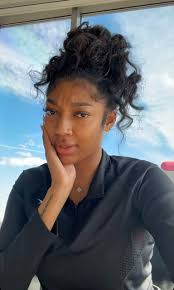 My look is love 💕 angel Reese FC today my beautiful ❤️