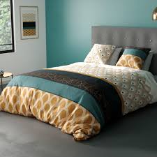 Parure De Lit Housse De Couette 100 Coton 57 Fils Bangui Pas Cher
