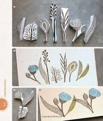 Making An Impression Designing Creating Artful Stamps Geninne Zlatkis 9781454701255 Amazon Com Books Handmade Stamps Stamp Crafts Diy Stamp