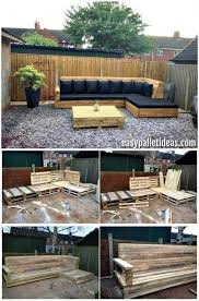Tutorial Pallet L Formiges Sofa Fur Die Terrasse Paletten Terrasse Diy Patio Pallet Patio Furniture Pallet Patio