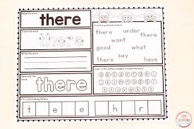 Free alphabet strip printable for kindergarten desks kids will love learning a huge variety of math and literacy skills with a common theme. Free Printable Kindergarten Sight Word Worksheets