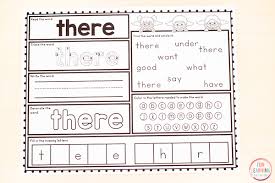 Free printable forest animals worksheet. Free Printable Kindergarten Sight Word Worksheets