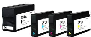 4 Pack For Hp 950 951 Xl Ink Cartridge Set For Hp Officejet Pro 8610 8615 8620 Ink Cartridge Black Ink Cartridge Ink