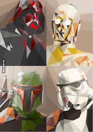 Cubist Star Wars Star Wars Art Star Wars Poster Star Wars Characters