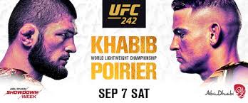 Find the latest ufc event schedule, watch information, fight cards, start times, and broadcast details. Ufc 242 Khabib Vs Poirier In Abu Dhabi Espn Press Room U S