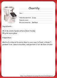 Chantilly Recette Compagnon Recette Companion Moulinex Recette Companion