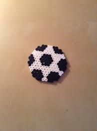 Ballon De Soccer Perler Beads Pinterest Strijkparels Voetbal Voetbal Knutselen Strijkparels