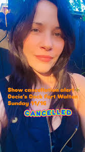 Due to circumstances beyond my control my show at Docie’s Dock has be  cancelled. The rest of the weekend shows are still happening! Hopefully we  will reschedule in the future. Apologies to anyone ...