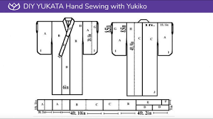 Fold your fabric piece in half with the wrong side facing out. Diy Men S Yukata Casual Summer Kimono Making Sewing Online Class Overview Intro Video Youtube