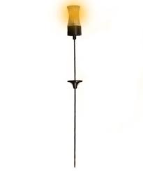 Mr Light Solar Tulip Garden Stake Black With Detachable Table Top Light Select A Color White Amber Table Top Lighting Amber Candle Color Changing Lights