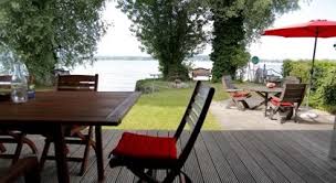 Im gegensatz zum meer bieten viele binnengewässer durch überwachte badestellen einen sicheren badespaß für die ganze familie. Bungalow Ferienhaus Direkt Am See Bodensee