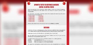 Sports toto outlet in johor bahru, johor. Sports Toto To Extend Closure Until April 14