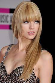 Trendy Red Carpet Straight Hairstyles With Fringes Hair Styles Cool Blonde Hair Hairstyles With Bangs
