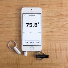 The above six thermometer apps for iphone, ipad, and android fetch the temperature at your place from a popular weather service and display the same while others display the reading of your smartphone's temperature sensor. Thermodo Turns Your Smartphone Into An Instant Thermometer The Verge