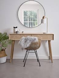 Farrow white dressing table set £269.95. Chevron Oak Dressing Table