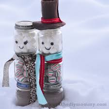 A Handmade Christmas Make A Snowman Hot Chocolate Jar Gift The Diy Mommy