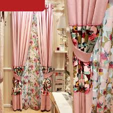 Maybe you would like to learn more about one of these? Delicate Pink Floral Print Cotton Poly Insulated Curtains For Girls