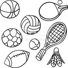 Check our collection of sports clipart black and white, search and use these free images for powerpoint presentation, reports, websites, pdf, graphic design or any other project you are working on now. Sports Equipment Clipart Black And White Sport Information In The Word