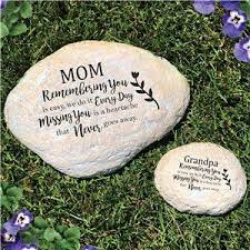Engraved Missing You Is A Heartache Memorial Garden Stone In 2020 Memorial Garden Stones Memorial Garden Personalized Garden Stones
