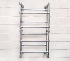 The two wall mounted uprights allow the shelves to be fixed at whatever height desired. Industrial Heavy Duty Shoe Rack Wall Mounted Simplified Building