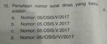 Apabila surat dinas ditulis menggunakan bahasa inggris, pastikan struktur penulisan (grammar) benar. Penulisan Nomor Surat Dinas Yang Benar Adala Brainly Co Id