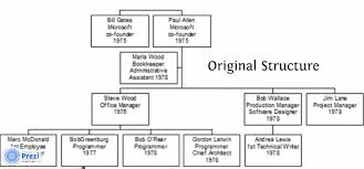 Organisational Structure Bill Gates