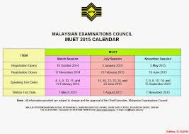 The official list of passers, top 10 passers, top performing schools, and performances of schools for march 2018 let teachers board examination will be available on this site after it was released. Upsr Muet Stpm Stam Pt3 Spm 2015 Date Exam Calendar Kalendar Takwim Peperiksaan Malaysia Students