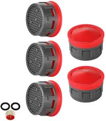When this happens, you need to replace the aerator to increase the flow of water out of the faucet. Buy Jqk Faucet Aerator 2 2 Gpm Flow Retrictor Insert Faucet Aerators Replacement Parts Bathroom 5 Pack Standard Size Fan22 P5 Online In Vietnam B07c1sgptr