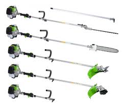 Adjustable attachment tools and length. Garden Hedge Trimmer 5 In 1 Petrol Trimmer Chainsaw Brush Cutter Multi