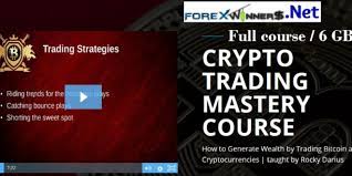 Whether you're interested in investing in bitcoin, ethereum and altcoin, or understanding blockchain, udemy has a course to help you build your cryptocurrency portfolio, fast. Rocky Darius Crypto Trading Mastery Course Forex Winners Free Download
