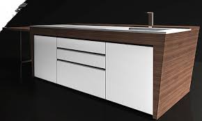A kitchen island or smaller kitchen cart can offer some additional counter and storage space and buying a kitchen island: Salbini Hebanon Skin Wooden Kitchen Cabinet With Island