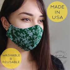 Masque Lavable En Coton Masque Reutilisable En Tissu Masque Fait Main Nos Masques Sont Fabriques Aux Etats Unis Fabriques Indi In 2020 Face Mask Diy Face Mask Mask