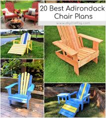 You'll have such a good time building one that you'll feel compelled to make a pair. 20 Best Free Adirondack Chair Plans With Printable Templates
