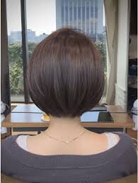 ハイライト 丸みとくびれショートボブ 前髪なし l062388056 バンプ 銀座 bump のヘアカタログ ホットペッパービューティー 前髪なし ボブ ショートボブ ショートボブ 前髪
