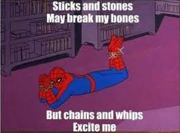 Spider Man Is On The Rihanna Train Spiderman Meme Memes Spiderman