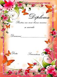 Imagini Pentru Modele Diplome Elevi Spring Crafts Crafts Christmas Crafts