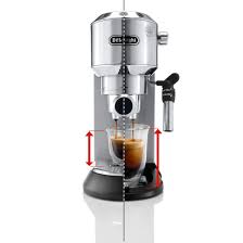 The integrated conical burr grinder automatically grinds, doses and tamps 22 grams of coffee, similar to the commercial machine in. De Longhi Ec 685 M Lever Coffee Machine Alzashop Com