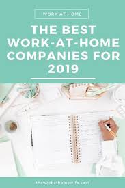 24 Of The Best Work From Home Companies In 2020 Work From Home Companies Legit Work From Home Work From Home Jobs