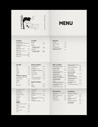 Petit Canon Menu Book Cafe Menu Design Menu Layout