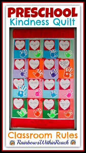 Our Kindness Quilt Preschool Insight Into Kindness Via Rainbowswithinreach Teachpreschool Eytalking Preschool Friendship Teaching Kindness Friendship Theme