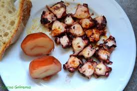 Pulpo Con Patatas A La Gallega Coccion Sin Agua Comida Patatas Recetas De Comida